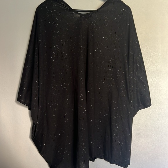 Steve Madden - Black Cardigan Wrap One Size Preowned oversized - Picture 8 of 8